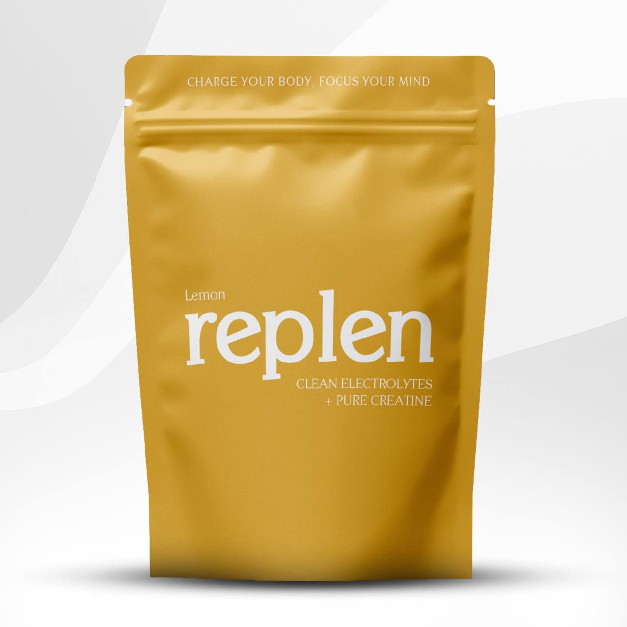 Replen Creatine + Electrolytes Powder - Lemon Flavor | Muscle Growth & Recovery Supplement